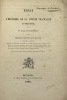 Essai sur l'histoire de la poésie française en Belgique. mémoire couronné par l'Académie Royale de Bruxelles. VAN HASSELT (André)