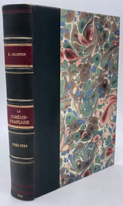 La Comédie Française. Années 1933 et 1934. Bois gravé de Jacques Beltrand