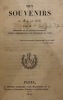 Mes souvenirs de 1814 et 1815.. [REBOUL (A.-J.)]