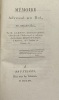 Mémoire adressé au roi, en juillet 1814.. CARNOT (Lazare-Nicolas-Marguerite)