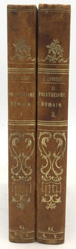 Du Polythéisme romain. considéré dans ses rapports avec la philosophie grecque et la religion chrétienne ; ouvrage posthume (..) ; précédé d'une ...