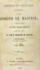 Lettres et opuscules inédits.. Précédés d'une notice biographique par son fils le comte Rodolphe de Maistre. Deuxième édition, revue, corigée et ...