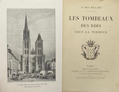 Les Tombeaux des rois sous la Terreur.