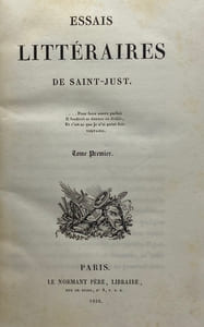 Essais littéraires.