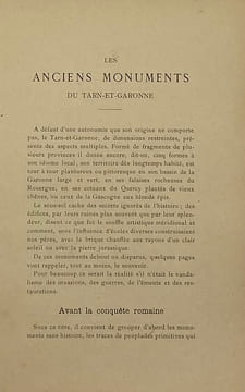 Les anciens monuments du Tarn-et-Garonne.. POTTIER (F.)