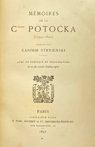 Mémoires. (1794-1820). Pub. par C. Stryienski