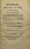 Mémoire adressé au roi en juillet 1814.. CARNOT (Lazare-Nicolas-Marguerite)