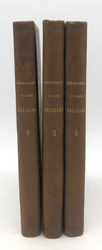 Mémoires écrits par lui-même. Recueillis et mis en ordre par M. Vinet, l'un de ses aides de camp. BELLIARD (Augustin-Daniel)