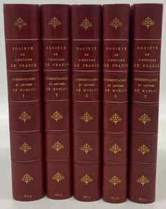Commentaires et lettres. Édition revue sur les manuscrits et publiée avec les variantes pour la Société de l'Histoire de France par M. Alphonse de Ruble