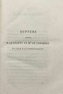 [Tableaux de genre et d'histoire, peints par différens maîtres. ou Morceaux inédits sur la Régence, la jeunesse de Louis XV, et le règne de Louis XVI, recueillis et publiés par F. Barrière]