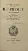 Lettres inédites à Senac de Meilhan (1782-1789). Mises en ordre et annotées par M. Edouard Fournier, précédées d'une introduction par M. Sainte-Beuve. ...