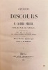 Opinions et discours de M. Casimir Périer. publiés par sa famille, recueillis et mis en ordre par A. Lesieur (...), et précédés d'une notice ...