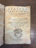 Statuta inclytae civitatis Avenionensis. nuper facta et reformata. Item conventio pridem inter dominos quo[n]ndam comites, & cives ipsius, inita, ...