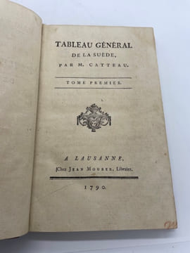 Tableau général de la Suède.. CATTEAU-CALLEVILLE (Jean-Pierre)