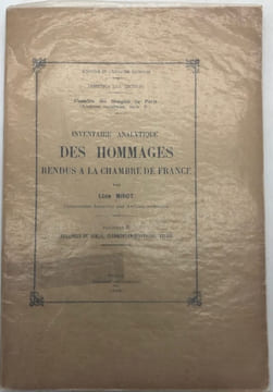 Ministère de l'Education Nationale. Direction des Archives. Chambre des Comptes de Paris (Archives Nationales, série P.). Inventaire analytique des ...
