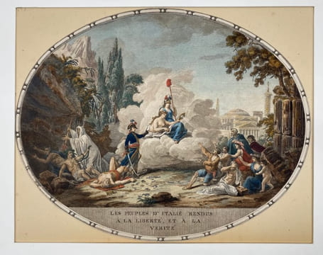 Les Peuples d'Italie rendus à la liberté, et à la vérité.. [1798 - CAMPAGNE D'ITALIE] BACLER D'ALBE (Louis-Albert-Ghislain)