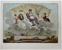 La Paix couronne le vainqueur. & ramène le commerce & l'abondance