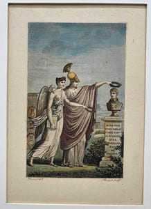[La Victoire et la Paix couronnant le buste de Napoléon Ier].
