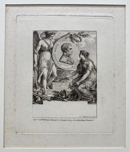 Bonaparte, Premier Consul de la République Française. Déposé à la Bibliothèque nationale le 2 fructidor l'an 9 de la République Française [20 août 1801]