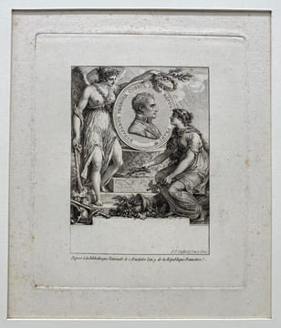 Bonaparte, Premier Consul de la République Française. Déposé à la Bibliothèque nationale le 2 fructidor l'an 9 de la République Française [20 août ...