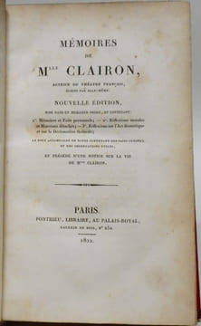 Mémoires. écrits par elle-même. Nouvelle édition mise dans un meilleur ordre et contenant : 1°. Mémoires et faits personnels ; 2°. Réflexions morales ...
