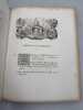 Catalogue et Armorial des pr&eacute;sidents, conseillers, gens du roi et greffiers du parlement de Rouen. dress&eacute;s sur les documents authentiques. MERVAL (S. ...