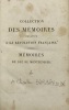 Mémoires.. MONTPENSIER (Louis-Antoine-Philippe d'Orléans, duc de)
