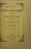 Lettres du XVIIème et du XVIIIème siècle. Lettres portugaises avec les réponses.. Lettres de Mlle Aïsse suivies de celles de Montesquieu et de Madame ...
