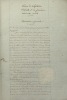 Cours de législation criminelle et de procédure criminelle et civile.. [MANUSCRIT] 
