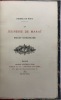 La Jeunesse de Marat.. Marat romancier. WITT (P. de)