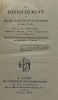 Du Défrichement et de la plantation des landes et bruyères ;. imprimé par ordre de S. Exc. le Ministre secrétaire d'Etat au département de ...