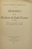 Sur les routes de l'émigration. Mémoires. (1791-1806). Publiés avec une introduction et des notes par le Marquis de Valous. SAULX-TAVANES ...