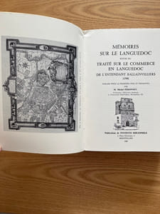 Mémoires sur le Languedoc. suivis du Traité sur le commerce en Languedoc de l'intendant Ballainvilliers (1788). Publiés pour la première fois et présentés par M. Péronnet