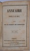 Annuaire pour l'an 1857, publié par le bureau des longitudes. [ANNUAIRE] 
