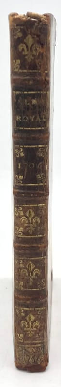 ALMANACH Royal, pour l'an 1706. exactement calculé sur le méridien de Paris