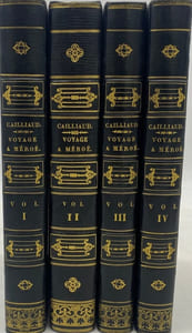 Voyage à Méroé, au Fleuve Blanc. au-delà de Fâzoql dans le midi du Royaume de Sennâr, à Syouah et dans cinq autres oasis ; fait dans les années 1819, 1820, 1821 et 1822 (..). Accompagné de cartes géographiques, de planches représentant les monumens de ces contrées, avec des détails relatifs à l'état moderne et à l'histoire naturelle