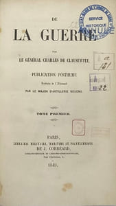 De la Guerre. Publication posthume traduite de l'allemand par le major d'artillerie Neuens