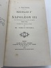 Nicolas Ier et Napoléon III.. Les préliminaires de la guerre de Crimée, 1852-1854. D'après les papiers inédits de M. Thouvenel. THOUVENEL (Louis)