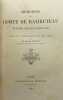 Mémoires.. Pub. par son petits-fils, avec une intro. et des notes par G. Lequin. RAMBUTEAU (Claude-Philibert de)