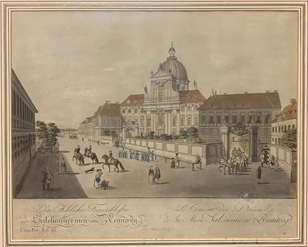 Le Couvent des demoiselles de Sainte Marie Salésienne au Rennweg. - Das adelische Frauenkloster der Salesiannerinen am Rennweg. [VIENNE] 
