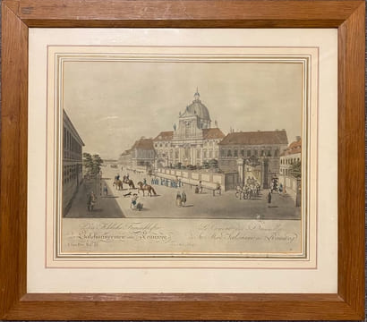 Le Couvent des demoiselles de Sainte Marie Salésienne au Rennweg. - Das adelische Frauenkloster der Salesiannerinen am Rennweg. [VIENNE] 