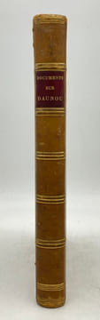 Documents biographiques sur P. C. F. Daunou. Seconde édition, revue et augmentée. TAILLANDIER (Alphonse-Honoré)