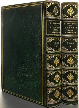 Apologie pour Hérodote. [Satire de la société au XVIe siècle]. Nouvelle édition faite sur la première et augmentée de remarques par P. Ristelhuber. ...