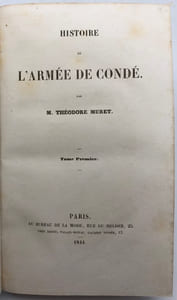 Histoire de l'Armée de Condé.