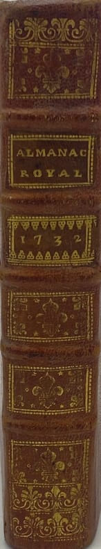 ALMANACH royal, pour l'année bissextile 1732.