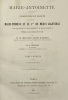 Correspondance secrète entre Marie-Thérèse et le comte de Mercy-Argenteau. avec les lettres de Marie-Thérèse et de Marie-Antoinette ; publiée avec une ...