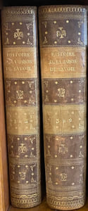 Histoire généalogique de la royale maison de Savoie. justifiée par titres, fondations de monastères, manuscrits, anciens monumens, histoires et autres preuves authentiques. Enrichie de plusieurs portraits, sceaux, monnoies, sépultures et armoiries. Nouvelle édition, avec des supplémens jusqu'à nos jours, suivis d'une dissertation contenant des remarques, et additions pour servir d'éclaircissement à cette histoire