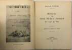 Mémoires d'un jeune militaire savoyard. de 1793 à 1800 ; annotés par E. Gaillard et F. Vermale. CARRIER (Jean-Claude)