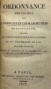 Ordonnance provisoire sur l'exercice et les manœuvres de la cavalerie.. Rédigée par ordre du ministère de la guerre du Ier vendémiaire an XIII. ...