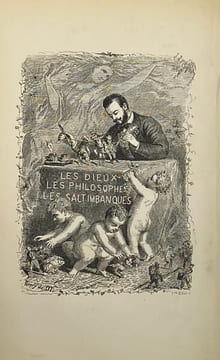 Paris grotesque. Les célébrités de la rue. Paris (1815 à 1863). Illustrations par L'Hernault, Lix, de Montault et Yriarte. YRIARTE (Charles).